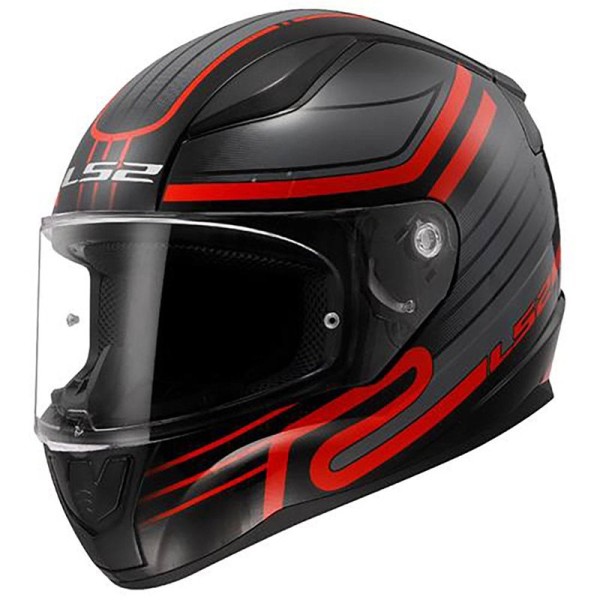 LS2 LS2 FF353 RAPID II CIRCUIT BLACK RED